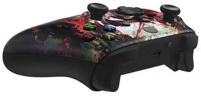 Alt view image 5 of 7 - Custom Phantom Skull Patterned Shell for Xbox Series X|S + Bottom Shell for Xbox Series X/S Controller @
