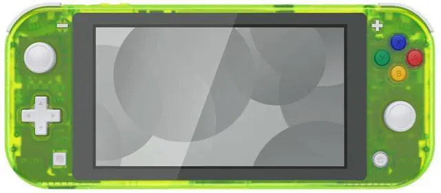Alt view image 3 of 7 - Clear Lime Green DIY Replacement Shell for Nintendo Switch Lite, NSL Handheld Controller Housing with Screen Protector, Custom Case Cover for Nintendo Switch Lite - Controller Without @