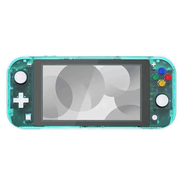 Alt view image 3 of 7 - Emerald Green DIY Replacement Shell for Nintendo Switch Lite, NSL Handheld Controller Housing w/Screen Protector, Custom Case Cover for Nintendo Switch Lite @