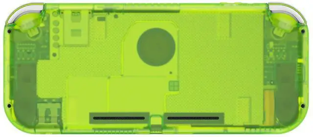Alt view image 4 of 7 - Clear Lime Green DIY Replacement Shell for Nintendo Switch Lite, NSL Handheld Controller Housing with Screen Protector, Custom Case Cover for Nintendo Switch Lite - Controller Without @