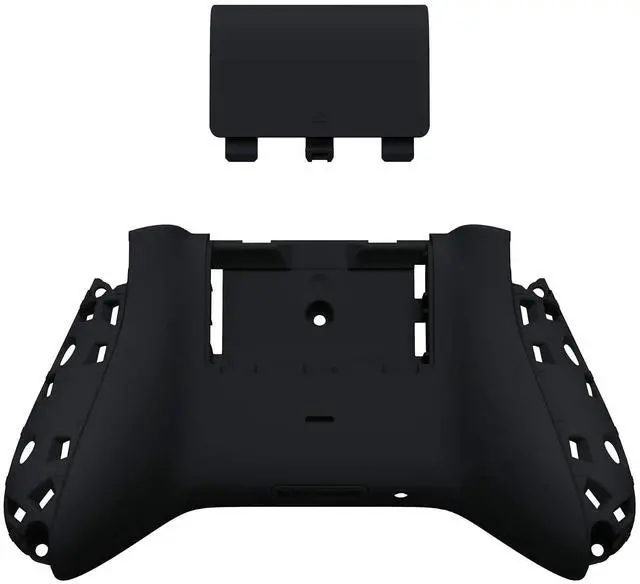 Alt view image 4 of 7 - Custom Back Cover Shell for Xbox Core Wireless Controller, Black Replacement Controller Battery Cover & Bottom Shell for Xbox Series X & S Controller @