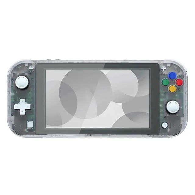 Alt view image 3 of 7 - Transparent Clear DIY Replacement Shell for Nintendo Switch Lite, NSL Handheld Controller Housing w/Screen Protector, Custom Case Cover for Nintendo Switch Lite @