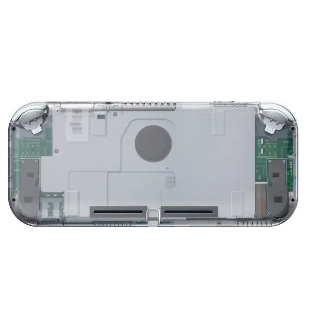 Alt view image 4 of 7 - Transparent Clear DIY Replacement Shell for Nintendo Switch Lite, NSL Handheld Controller Housing w/Screen Protector, Custom Case Cover for Nintendo Switch Lite @
