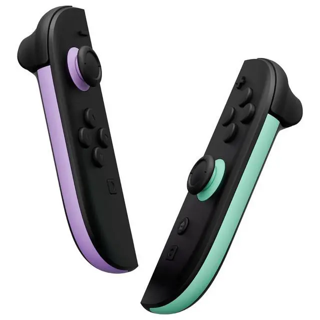Alt view image 4 of 7 - Replacement Decorative Strips for Joycon 2, Custom DIY Decoration Strip Side Housing Trim Shell with Prying Stick for Nintendo Switch 2 Controller - Purple & Green @