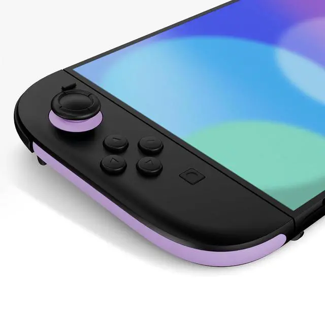 Alt view image 7 of 7 - Replacement Decorative Strips for Joycon 2, Custom DIY Decoration Strip Side Housing Trim Shell with Prying Stick for Nintendo Switch 2 Controller - Purple & Green @