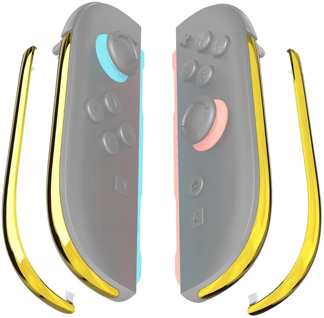 Main image of Replacement Decorative Strips for Joycon 2, Custom DIY Decoration Strip Side Housing Trim Shell with Prying Stick for Nintendo Switch 2 Controller - Chrome Gold @