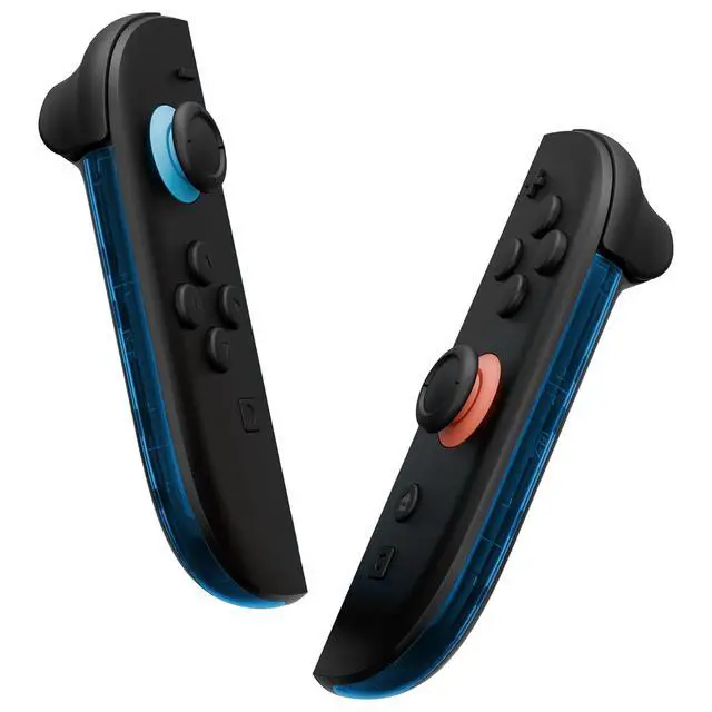 Alt view image 4 of 7 - Replacement Decorative Strips for Joycon 2, Custom DIY Decoration Strip Side Housing Trim Shell with Prying Stick for Nintendo Switch 2 Controller - Clear Blue @