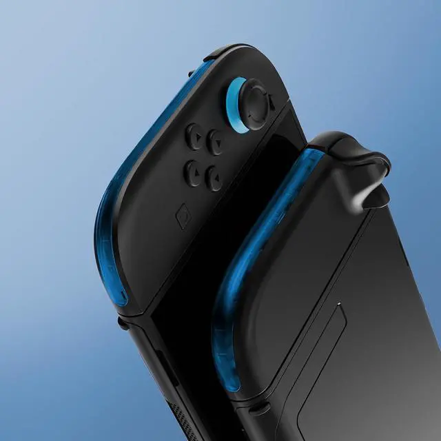 Alt view image 5 of 7 - Replacement Decorative Strips for Joycon 2, Custom DIY Decoration Strip Side Housing Trim Shell with Prying Stick for Nintendo Switch 2 Controller - Clear Blue @