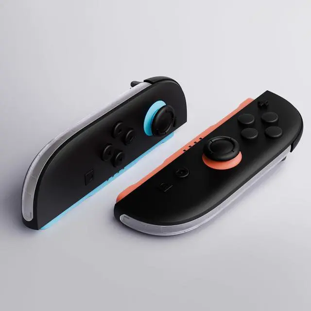 Alt view image 6 of 7 - Replacement Decorative Strips for Joycon 2, Custom DIY Decoration Strip Side Housing Trim Shell with Prying Stick for Nintendo Switch 2 Controller - Clear @