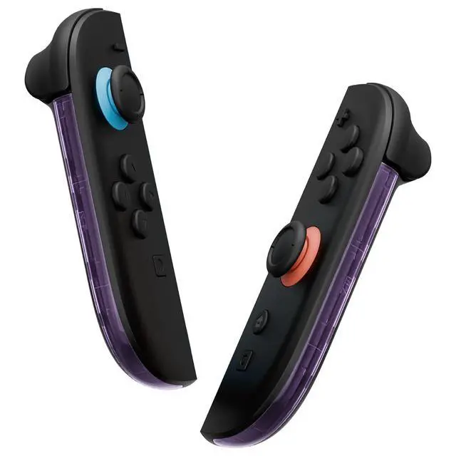 Alt view image 4 of 7 - Replacement Decorative Strips for Joycon 2, Custom DIY Decoration Strip Side Housing Trim Shell with Prying Stick for Nintendo Switch 2 Controller - Clear Atomic Purple @
