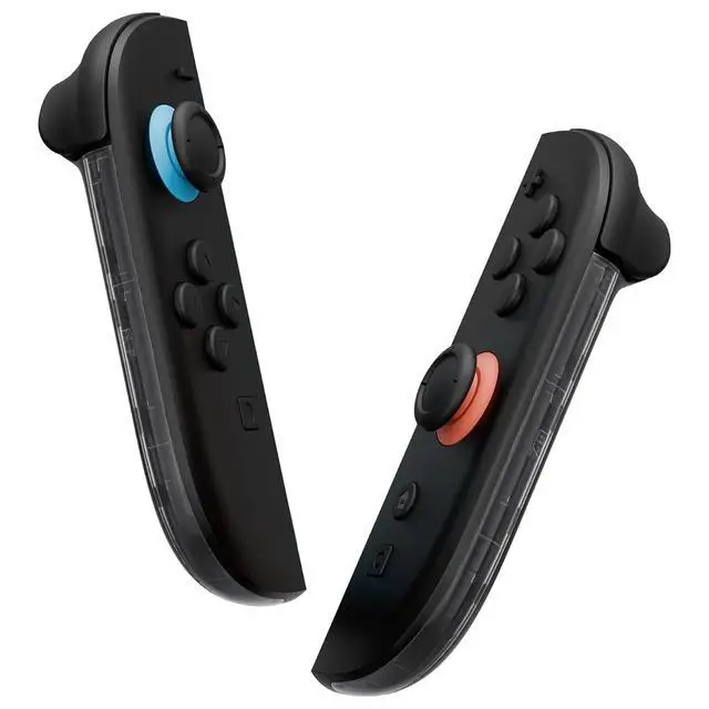 Alt view image 4 of 7 - Replacement Decorative Strips for Joycon 2, Custom DIY Decoration Strip Side Housing Trim Shell with Prying Stick for Nintendo Switch 2 Controller - Clear Slate Black @