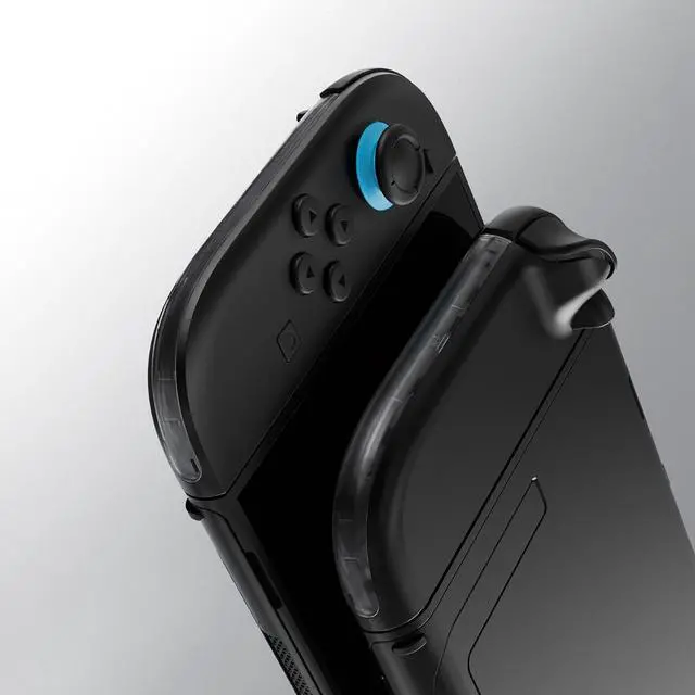Alt view image 5 of 7 - Replacement Decorative Strips for Joycon 2, Custom DIY Decoration Strip Side Housing Trim Shell with Prying Stick for Nintendo Switch 2 Controller - Clear Slate Black @