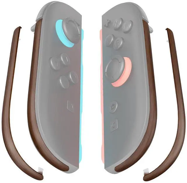 Main image of Replacement Decorative Strips for Joycon 2, Custom DIY Decoration Strip Side Housing Trim Shell with Prying Stick for Nintendo Switch 2 Controller - Wood Grain @
