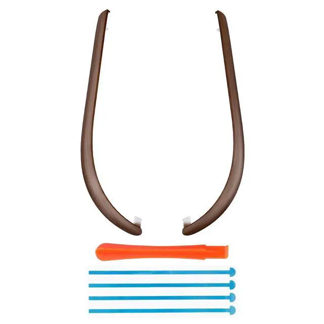 Alt view image 2 of 7 - Replacement Decorative Strips for Joycon 2, Custom DIY Decoration Strip Side Housing Trim Shell with Prying Stick for Nintendo Switch 2 Controller - Wood Grain @