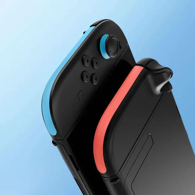 Alt view image 5 of 7 - Replacement Decorative Strips for Joycon 2, Custom DIY Decoration Strip Side Housing Trim Shell with Prying Stick for Nintendo Switch 2 Controller - Blue & Orange @