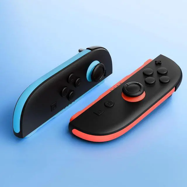 Alt view image 6 of 7 - Replacement Decorative Strips for Joycon 2, Custom DIY Decoration Strip Side Housing Trim Shell with Prying Stick for Nintendo Switch 2 Controller - Blue & Orange @