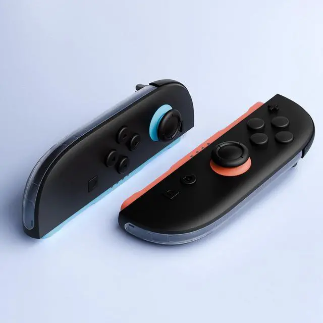 Alt view image 6 of 7 - Replacement Decorative Strips for Joycon 2, Custom DIY Decoration Strip Side Housing Trim Shell with Prying Stick for Nintendo Switch 2 Controller - Clear Glacier Blue @