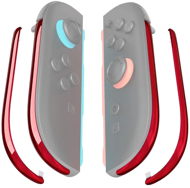 Main image of Replacement Decorative Strips for Joycon 2, Custom DIY Decoration Strip Side Housing Trim Shell with Prying Stick for Nintendo Switch 2 Controller - Chrome Red @