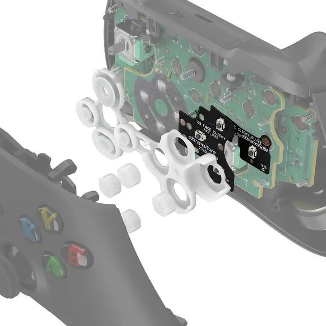 Alt view image 4 of 7 - ABXY Clicky Kit V2 for Xbox Core Controller Custom A B X Y Keys Mouse Clicky Kit for Xbox Series X|S Controller Model 1914, Action Buttons Clicky Kit for Xbox One S/X Controller Model 1708 @