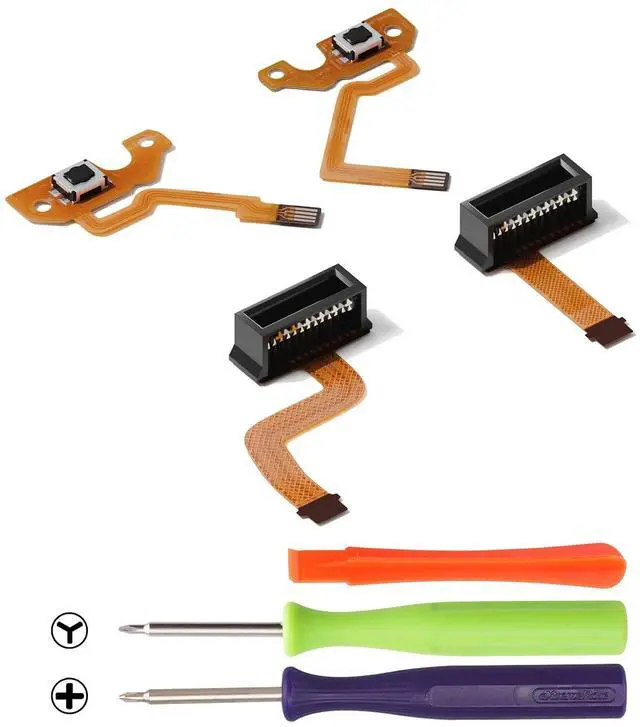 Alt view image 2 of 7 - ZL ZR Buttons Replacement Tactile Switches Ribbon Flex Cable for Joycon 2, Custom Left Right Controller Charging Connector Female Socket Port FPC Cable Repair Parts for Nintendo Switch 2 @