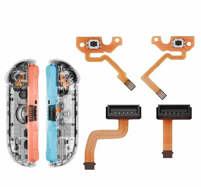 Main image of ZL ZR Buttons Replacement Tactile Switches Ribbon Flex Cable for Joycon 2, Custom Left Right Controller Charging Connector Female Socket Port FPC Cable Repair Parts for Nintendo Switch 2 @