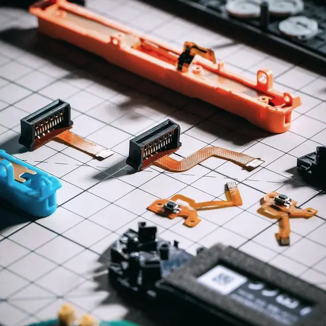 Alt view image 6 of 7 - ZL ZR Buttons Replacement Tactile Switches Ribbon Flex Cable for Joycon 2, Custom Left Right Controller Charging Connector Female Socket Port FPC Cable Repair Parts for Nintendo Switch 2 @