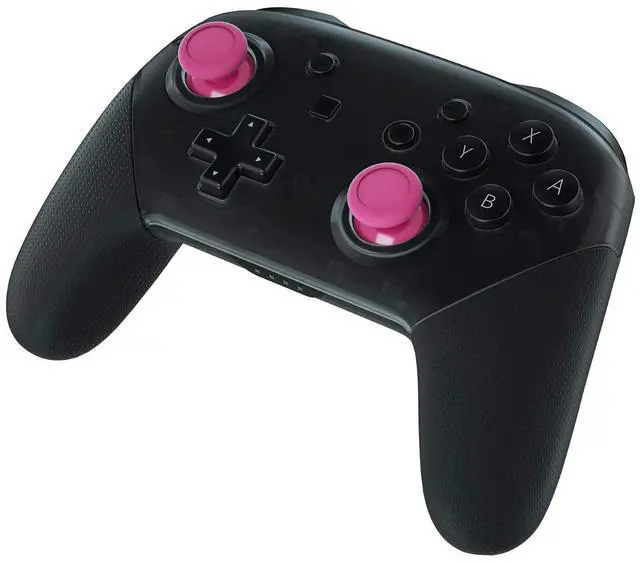 Alt view image 4 of 7 - Rose Red Replacement 3D Joystick Thumbsticks, Analog Thumb Sticks with Phillips Screwdriver for Nintendo Switch Pro Controller @