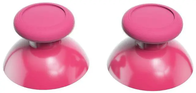 Alt view image 5 of 7 - Rose Red Replacement 3D Joystick Thumbsticks, Analog Thumb Sticks with Phillips Screwdriver for Nintendo Switch Pro Controller @