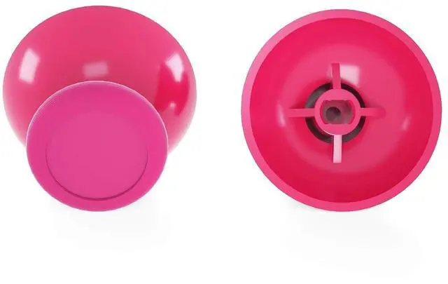 Alt view image 6 of 7 - Rose Red Replacement 3D Joystick Thumbsticks, Analog Thumb Sticks with Phillips Screwdriver for Nintendo Switch Pro Controller @