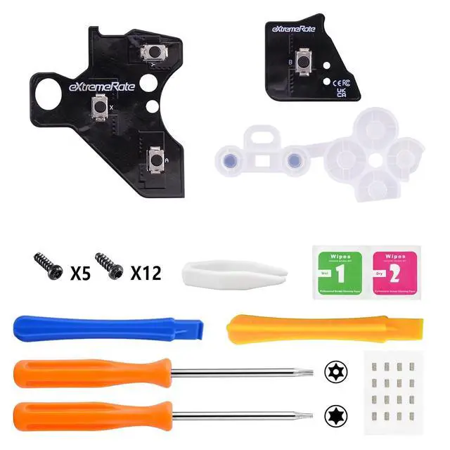 Alt view image 3 of 7 - ABXY Clicky Kit for Xbox Elite Series 2 Controller, Custom A B X Y Keys Mouse Clicky Kit for Xbox Elite Series 2 Core Controller (Model 1797) Action Buttons Clicky Kit @