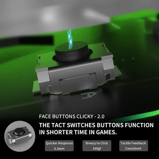 Alt view image 4 of 7 - ABXY Clicky Kit for Xbox Elite Series 2 Controller, Custom A B X Y Keys Mouse Clicky Kit for Xbox Elite Series 2 Core Controller (Model 1797) Action Buttons Clicky Kit @