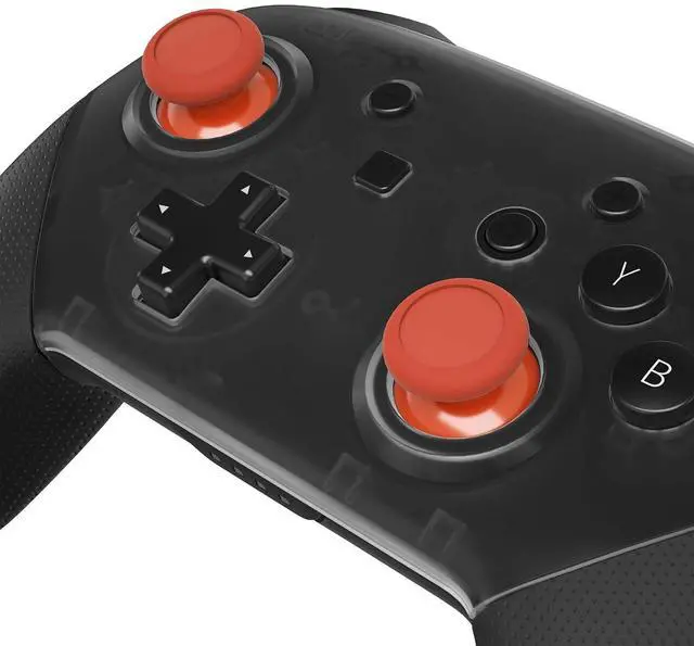 Alt view image 3 of 7 - Orange Replacement 3D Joystick Thumbsticks, Analog Thumb Sticks with Cross Screwdriver for Nintendo Switch Pro Controller @