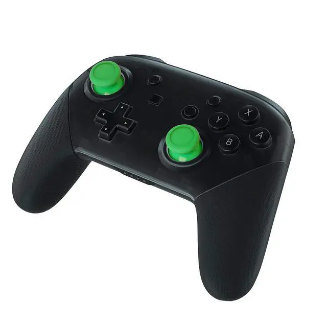 Alt view image 4 of 7 - Green Replacement 3D Joystick Thumbsticks, Analog Thumb Sticks with Cross Screwdriver for Nintendo Switch Pro Controller @