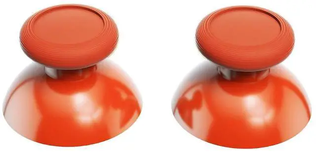 Alt view image 5 of 7 - Orange Replacement 3D Joystick Thumbsticks, Analog Thumb Sticks with Cross Screwdriver for Nintendo Switch Pro Controller @