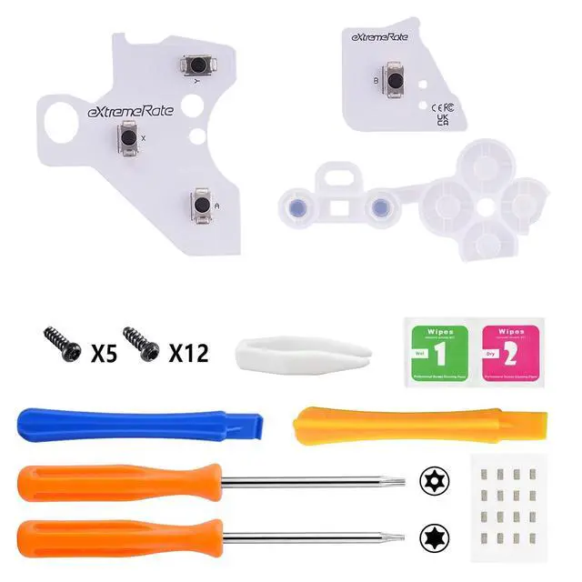 Alt view image 3 of 7 - Light Version - ABXY Clicky Kit for Xbox Elite Series 2 Controller, Custom A B X Y Keys Mouse Clicky Kit for Xbox Elite Series 2 Core Controller (Model 1797) Action Buttons Clicky Kit @