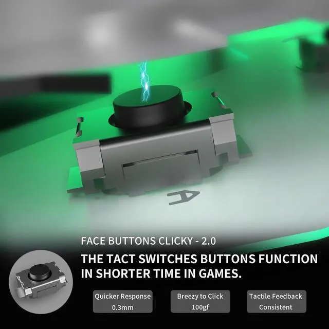 Alt view image 4 of 7 - Light Version - ABXY Clicky Kit for Xbox Elite Series 2 Controller, Custom A B X Y Keys Mouse Clicky Kit for Xbox Elite Series 2 Core Controller (Model 1797) Action Buttons Clicky Kit @