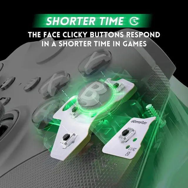 Alt view image 6 of 7 - Light Version - ABXY Clicky Kit for Xbox Elite Series 2 Controller, Custom A B X Y Keys Mouse Clicky Kit for Xbox Elite Series 2 Core Controller (Model 1797) Action Buttons Clicky Kit @