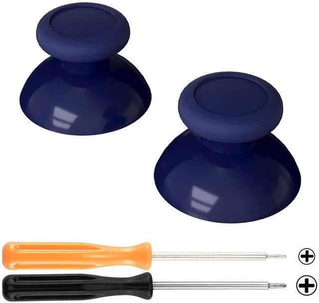 Main image of Midnight Blue Replacement 3D Joystick Thumbsticks, Analog Thumb Sticks with Cross Screwdriver for Nintendo Switch Pro Controller @