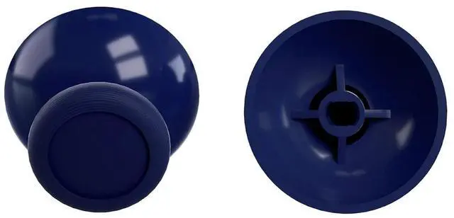 Alt view image 6 of 7 - Midnight Blue Replacement 3D Joystick Thumbsticks, Analog Thumb Sticks with Cross Screwdriver for Nintendo Switch Pro Controller @