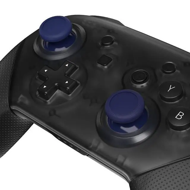 Alt view image 3 of 7 - Midnight Blue Replacement 3D Joystick Thumbsticks, Analog Thumb Sticks with Cross Screwdriver for Nintendo Switch Pro Controller @