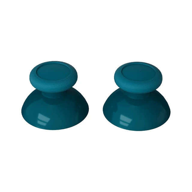 Alt view image 5 of 7 - Mineral Blue Replacement 3D Joystick Thumbsticks, Analog Thumb Sticks with Cross Screwdriver for Nintendo Switch Pro Controller @