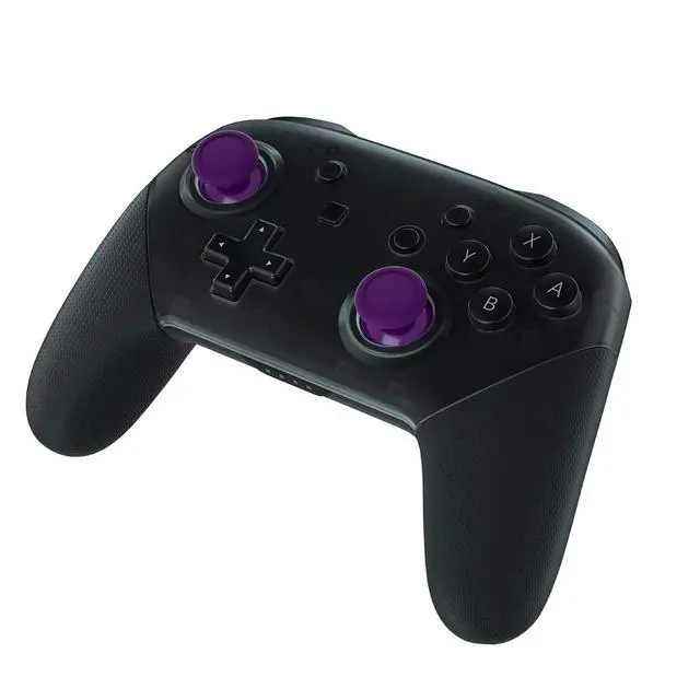 Alt view image 4 of 7 - Purple Replacement 3D Joystick Thumbsticks, Analog Thumb Sticks with Cross Screwdriver for Nintendo Switch Pro Controller @