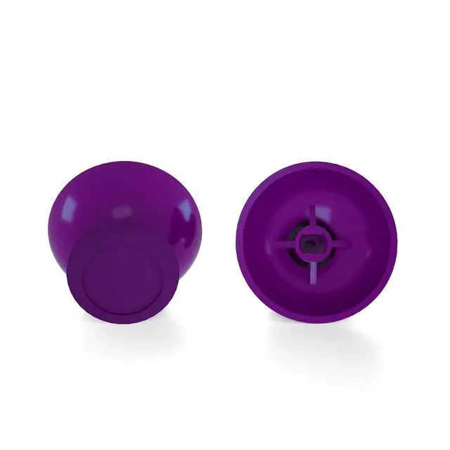Alt view image 6 of 7 - Purple Replacement 3D Joystick Thumbsticks, Analog Thumb Sticks with Cross Screwdriver for Nintendo Switch Pro Controller @