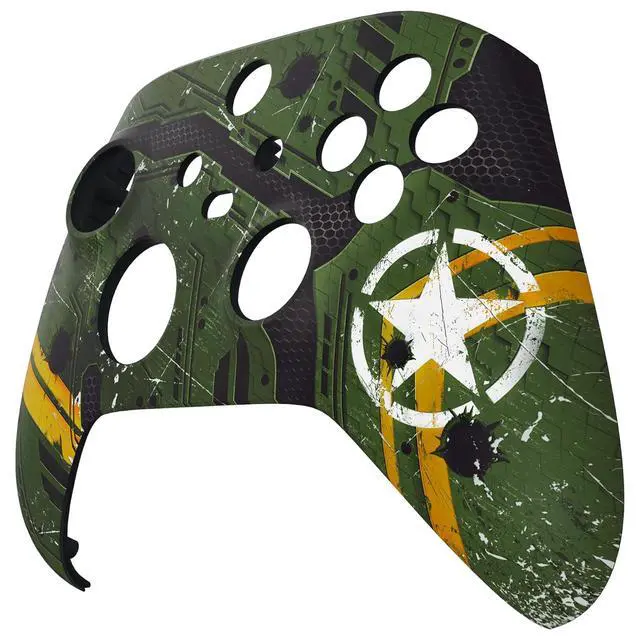 Alt view image 4 of 7 - Custom Shell for Xbox Series X & S - Revitalize Your Controller - Army Mecha Replacement Cover Front Housing Cover for Xbox Core Controller Wireless @
