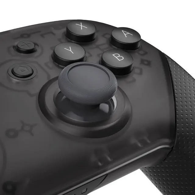 Alt view image 2 of 7 - Classic Gray Replacement 3D Joystick Thumbsticks, Analog Thumb Sticks with Cross Screwdriver for Nintendo Switch Pro Controller @