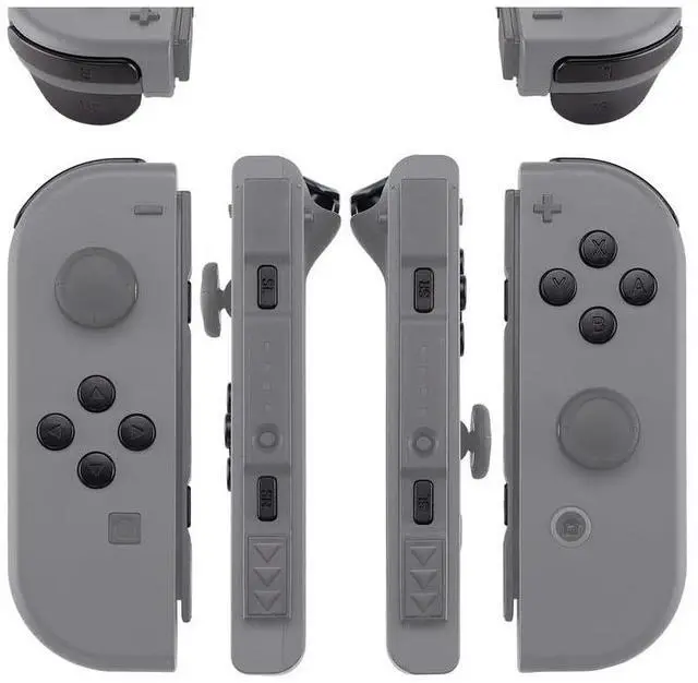 Main image of DIY Full Set Buttons for Nintendo Switch & Switch OLED, Custom Replacement Buttons for JoyCon, ABXY Direction Keys SR SL L R ZR ZL + - Home Capture Trigger Buttons Springs - Black @