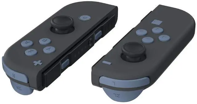 Main image of DIY Full Set Buttons for Nintendo Switch & Switch OLED, Custom Replacement Buttons for JoyCon, ABXY Direction Keys SR SL L R ZR ZL + - Home Capture Trigger Buttons Springs - Slate Gray @