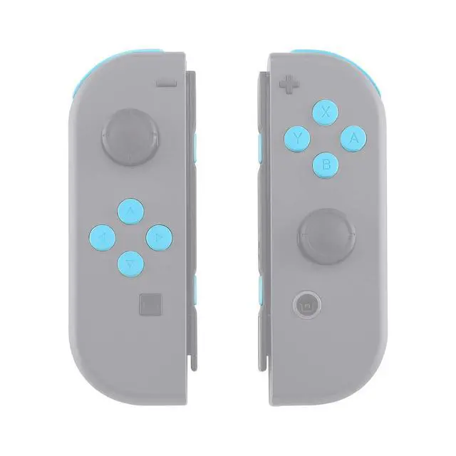 Alt view image 7 of 7 - DIY Full Set Buttons for Nintendo Switch & Switch OLED, Custom Replacement Buttons for JoyCon, ABXY Direction Keys SR SL L R ZR ZL + - Home Capture Trigger Buttons Springs - Heaven Blue @