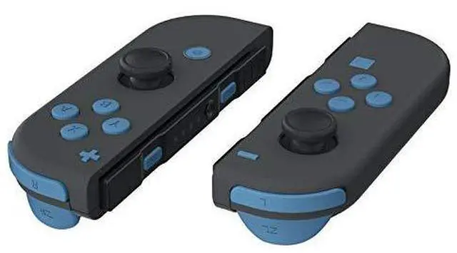 Main image of DIY Full Set Buttons for Nintendo Switch & Switch OLED, Custom Replacement Buttons for JoyCon, ABXY Direction Keys SR SL L R ZR ZL + - Home Capture Trigger Buttons Springs - Airforce Blue @