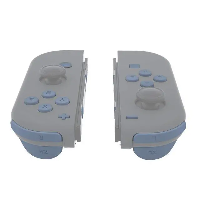 Alt view image 4 of 7 - DIY Full Set Buttons for Nintendo Switch & Switch OLED, Custom Replacement Buttons for JoyCon, ABXY Direction Keys SR SL L R ZR ZL + - Home Capture Trigger Buttons Springs - Slate Gray @